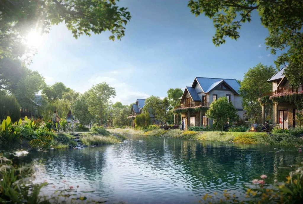 vinhxd comphoi canh biet thu dao eco retreat Eco Retreal Long An